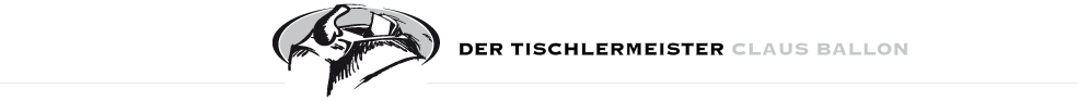 Logo: Der Tischlermeister Claus Ballon Hamburg